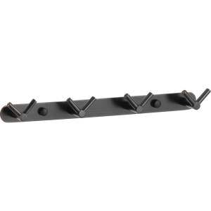 Планка с крючками (4 крючка) Savol S-007224H черный