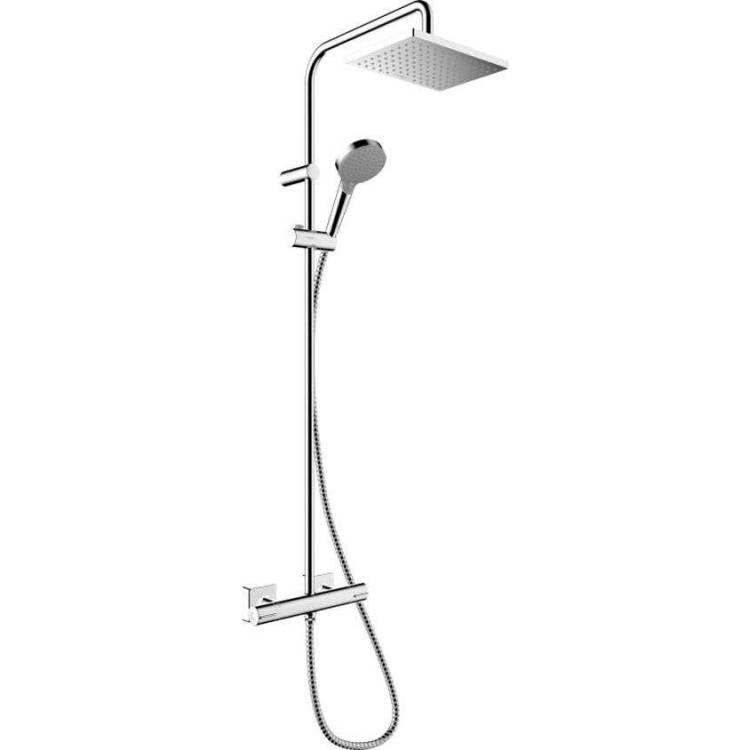 Душевая стойка Hansgrohe Vernis Shape 26286000 Showerpipe 230 1jet, хром, с термостатом