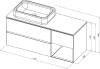 Тумба под раковину Allen Brau Infinity 1.21005.AM антрацит матовый, 120 L фото 4