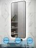 Зеркало Watersense Rita Black Soft Line W00921 LED подсветка, сенсор на взмах, 60x120 фото 3