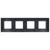 Рамка 4-постовая IEK Skandy SK-M42-K53 графит фото 4