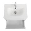 Тумба с раковиной BelBagno MARINO-CER-MINI-600-2C-SO-BL-P подвесная, Bianco Lucido, 51.6x61x40 фото 6