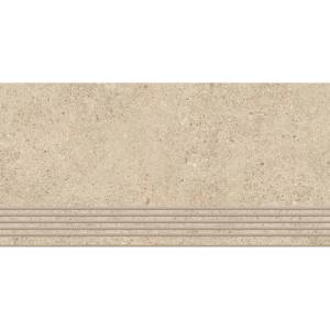 Ступень Paradyz Authority Beige Stopnica Prosta Nacinana Mat. 29.8x59.8