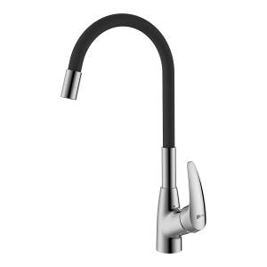 Смеситель для кухни Lemark Linara LM0415C-Black Хром/Черный