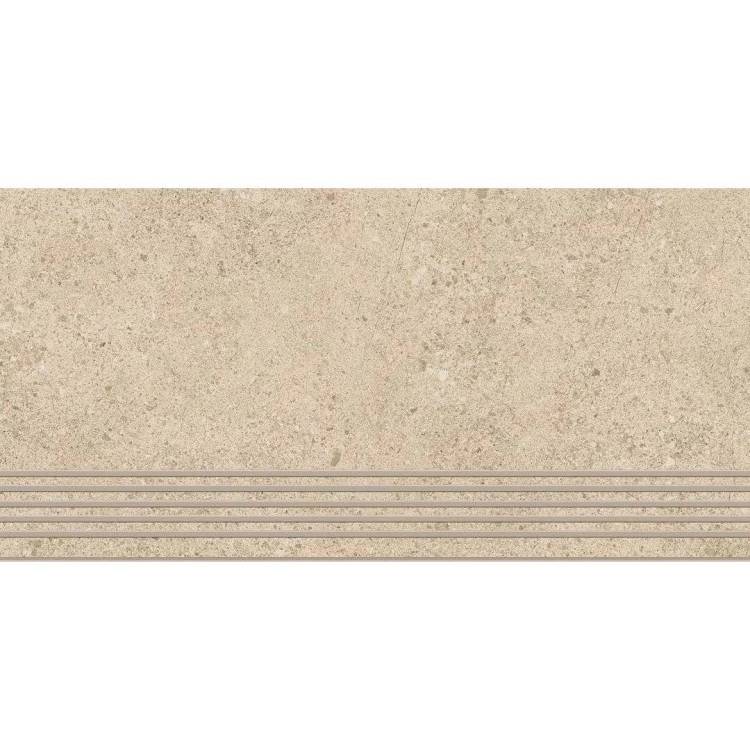 Ступень Paradyz Authority Beige Stopnica Prosta Nacinana Mat. 29.8x59.8