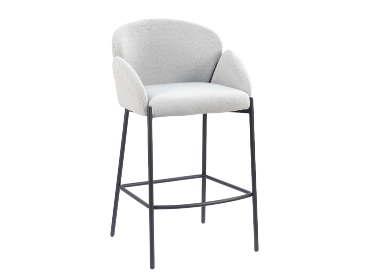 Стул барный Stool Group Melia BC-87 3018-14 black legs DUAL светло-серый