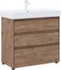 Тумба с раковиной Aquanet Nova Lite 00302477 85 дуб рустикальный, 3 ящика