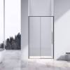 Душевая дверь Vincea Slim-N VDS-4SN110CLGM профиль вороненая сталь, стекло прозрачное, 110x195