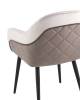 Стул Stool Group Новел New LV-110-H09/H18-02-01(P) светло-серый с темно-серой спинкой фото 4