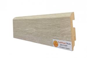Плинтус МДФ TeckWood цветной Дуб Плэйт 2150x75x16