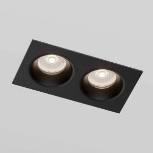 Встраиваемый точечный светильник Elektrostandard Andi 15700/02 GU10 черный