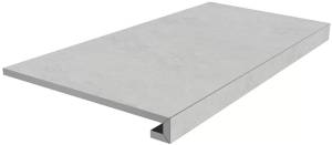 Ступень Kerama Marazzi Монте Тиберио SG850290R/GCF клееная серый матовый 33x80x0.9