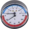 Термоманометр MVI аксиальный диаметр корпуса, мм: D80, 10 bar (1 МПа) от 0C до 120C, 1/2