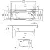 Фронтальная панель для ванны Am.Pm X-Joy W88A-150-070W-P 150х70 см фото 2