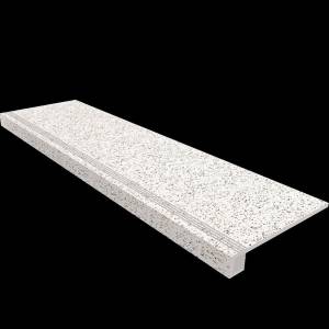 Ступень Estima Cosmos 39879 Белый 33x120 + Подступенок (14.5x120)