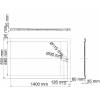 Поддон для душа Wasserkraft Abens 20T35 140x80 фото 3