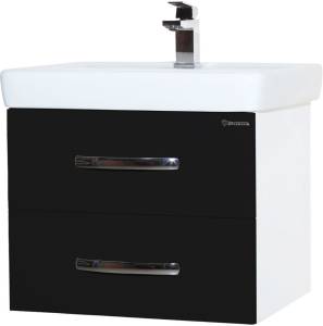 Тумба с раковиной Bellezza Рокко 50 подвесная черная