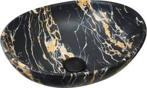 Раковина Weltwasser WW Elbach 3078 K514 черная, под мрамор