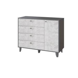 Комод ТЭКС Катрин-13 00-00185574 графит, мальта