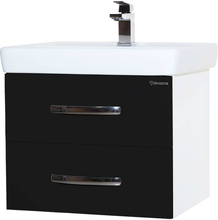 Тумба с раковиной Bellezza Рокко 50 подвесная черная