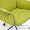 Кресло компьютерное Tetchair Charm 13913 флок, олива фото 8
