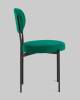 Набор из 4 стульев Stool Group Бриф DD AV 477-C69-K477NEW-9005-K X4 зеленый, велюр фото 4