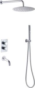 Душевой комплект Allen Brau Priority 5.31014-00 С ВНУТРЕННЕЙ ЧАСТЬЮ, хром