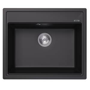 Мойка кухонная Abber Quarz AQ2902B черная, 51x60