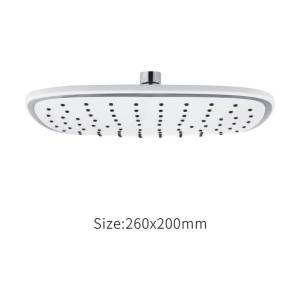 Верхний душ Rose RH41 белый, хром