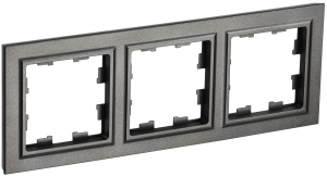 Рамка 3-постовая IEK Brite BR-M32-K45 темная бронза