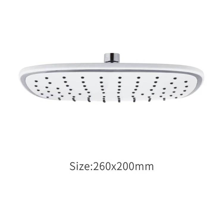 Верхний душ Rose RH41 белый, хром