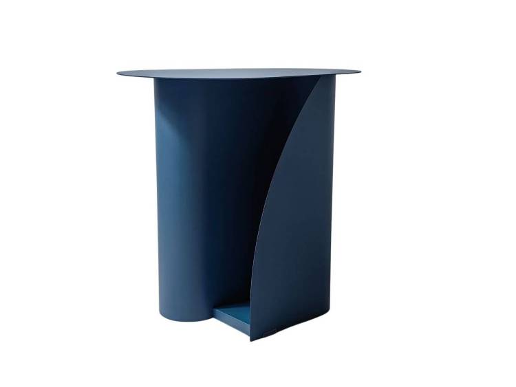 Стол журнальный Stool Group Yvaine MT-104-1 DB-012 синий, металл 50x30x47