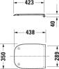 Унитаз подвесной Duravit D-code 45700900A1 безободковый фото 6