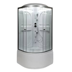 Душевая кабина AvaCan L610LED+GM с подсветкой и гидромассажем, 100x100x215