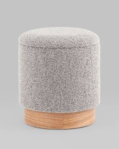 Пуф Stool Group Холли XS 21B810BCB-S BCB-10 букле серый