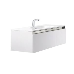 Тумба с раковиной Sanvit Кубэ-1 60 белый глянец