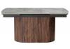 Керамический стол Woodville Lagos 15860 серый / орех фото 4
