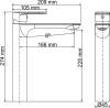 Смеситель для раковины Wasserkraft Mindel 8503H фото 6