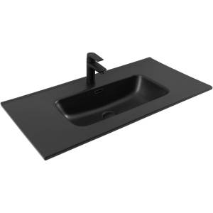 Раковина Aquanet Flat 329256 90 см, черная матовая