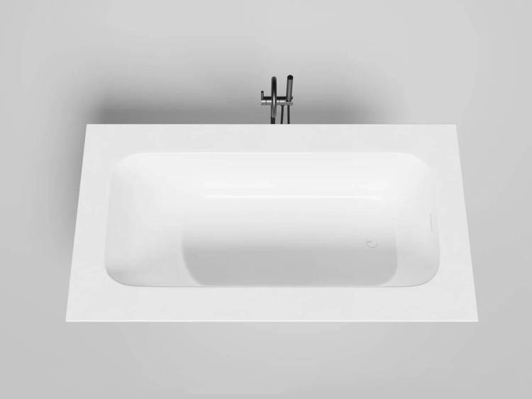 Ванна из искусственного камня Salini Orlanda Plus Kit S-Sense 190х100, глянцевая