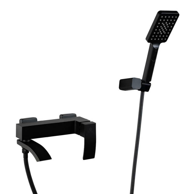 Смеситель для ванны Filarete Waterfall FL2110BL черный