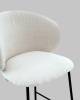 Стул полубарный Stool Group Блейз LV-109-S000-P-01 белый, букле фото 9