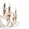 Люстра Crystal Lux Catarina Sp12+6 V2 Gold/Transparent-Cognac фото 4