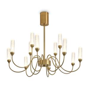 Подвесная светодиодная люстра на штанге Freya Alias FR2050CL-L36BS