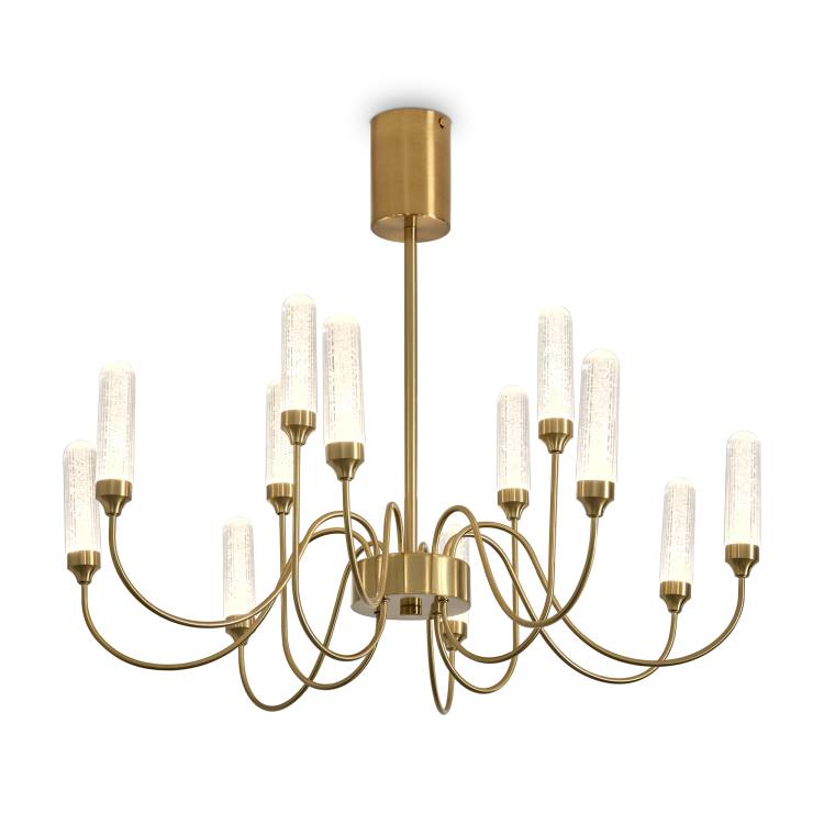 Подвесная светодиодная люстра на штанге Freya Alias FR2050CL-L36BS