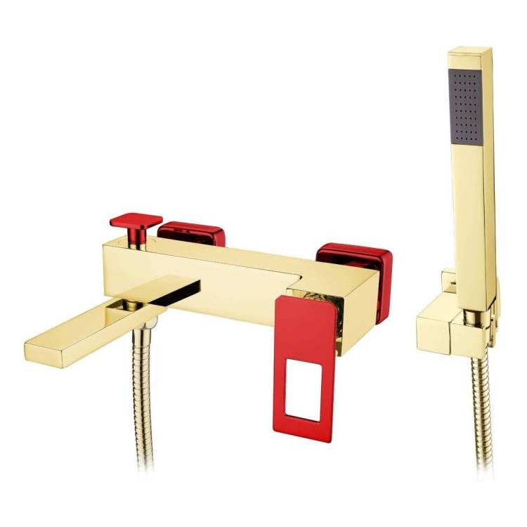 Смеситель для ванны Boheme Q 143-GR Goldred