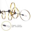 Люстра Crystal Lux ARMONICA SP8 BLACK/BRASS V1 фото 2