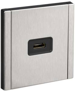 Розетка HDMI IEK Forte&Piano FP-H10-M-K50 никель