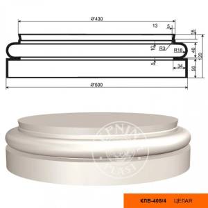 База колонны LepninaPlast КЛВ-405/4 50x50x12