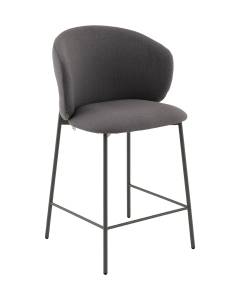 Стул полубарный Stool Group Блейз LV-109-E86-P-7005 серый, каркас серый, велюр